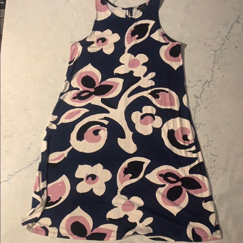 Navy & Pink Ann Taylor Factory dress